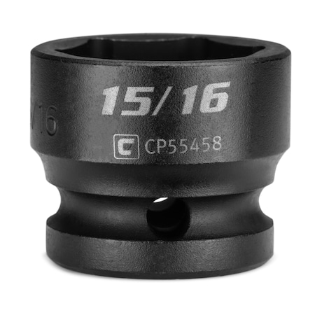 Capri Tools 1/2 in Drive 15/16 in 6-Point SAE Stubby Impact Socket CP55458